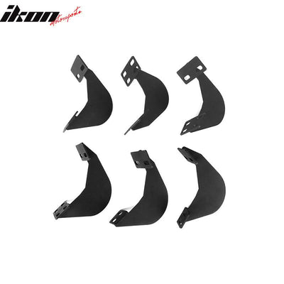 2009-2023 Dodge Ram 1500 IKON V1 Style Black Running Board Solid Steel