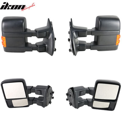 1999-2015Â Ford F250 F350 F450 F550 Super Duty Rear View Towing Mirrors