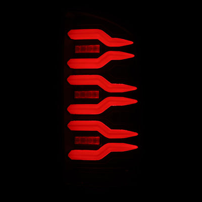 AlphaRex 02-06 Dodge Ram 1500/03-06 Dodge Ram 2500+3500 Luxx-Series LED Tail Lights (Pair) Black 641010 *Discontinued