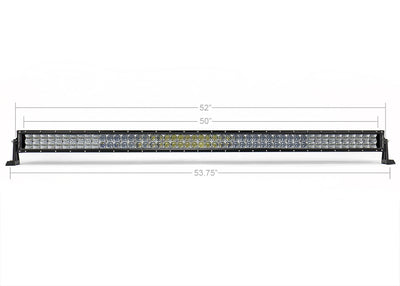 52" Dual Row 5D Optic OSRAM Led Bar