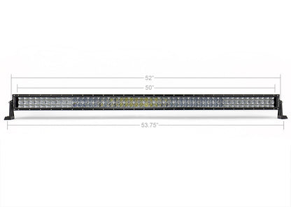 52" CURVED 5D Dual Row 5D Optic OSRAM LED Bar