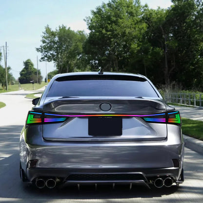 NTXGlow RGB Tail Lights 2014-2021 Lexus IS250 IS300 IS350 IS500 IS200t