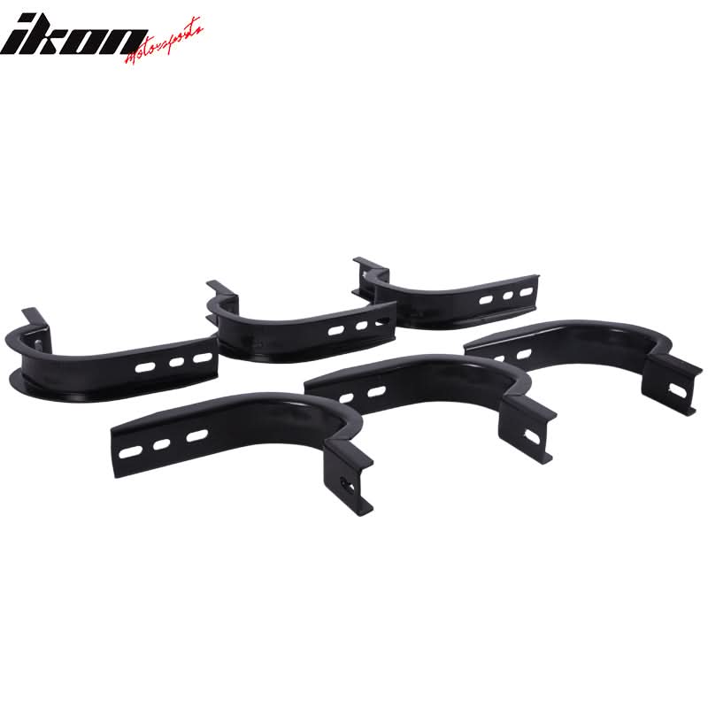2004-2014 Ford F150 Super Black Red Running Board Bracket Aluminum