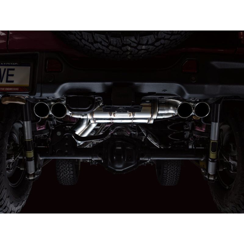 AWE 21+ Wrangler 392 Switchpath Cat-Back Exhaust- Quad BashGuards