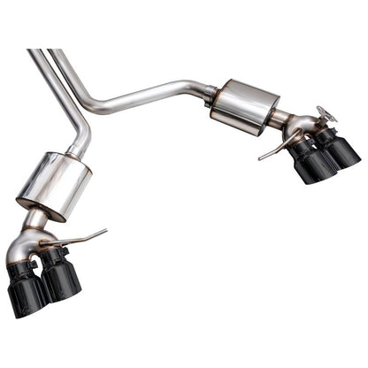 AWE Tuning 19-21 Porsche Macan 3.0T/2.9TT Touring Edition Catback Exhaust w/ Diamond Black Tips