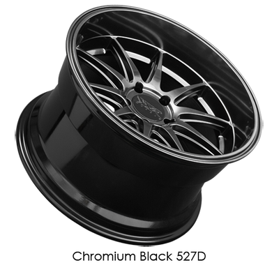 XXR 527D Wheel Chromium Black 18x9 +35 5x108
