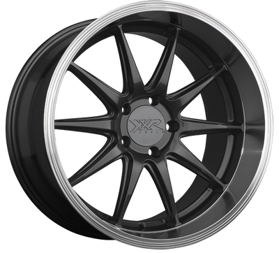 XXR 527D Wheel Graphite / Machined Lip 18x9 +35 5x100