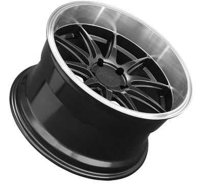 XXR 527D Wheel Graphite / Machined Lip 18x9 +35 5x100