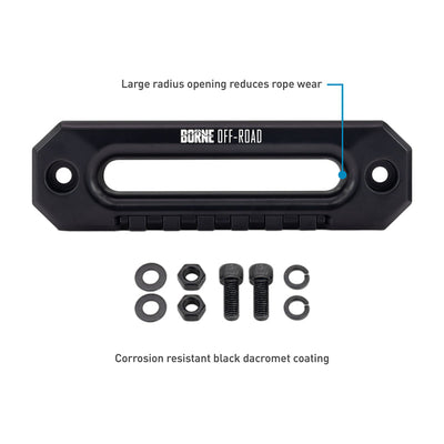 Borne Off-Road 12K Winch - Grey Synthetic Rope BNWN-12-SGR