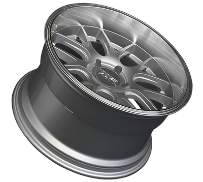XXR 530D Wheel Silver / Machined Lip 18x9 +35 5x112