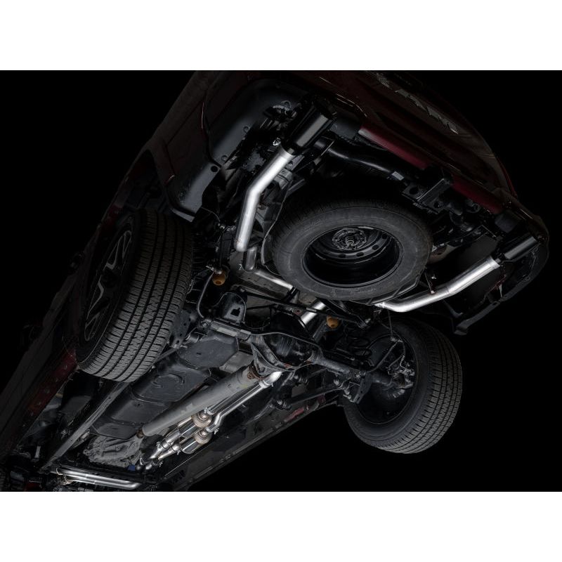 AWE 25+ RAM 1500 3.0TT 0FG Catback Touring Exhaust - Diamond Black Tips
