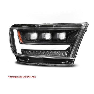 ANZO 19-24 RAM 1500 (New Body/OE Halogen) Full LED Proj Headlights DRL/SeqSig Black - Pass. Side 111628A-R