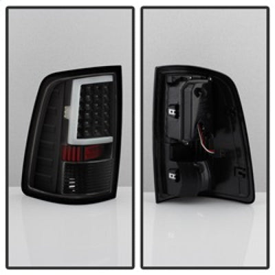 SPYDER xTune 09-18 Dodge Ram 1500 (Incandescent Model) LED Tail Lights - Blk (ALT-ON-DR09-LBLED-BK) 5082206