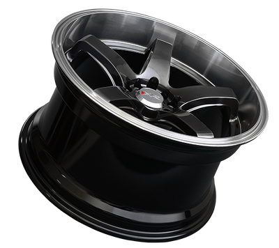 XXR 555 Wheel Chromium Black / Machined Lip 18x8.5 +35 5x100,5x114.3