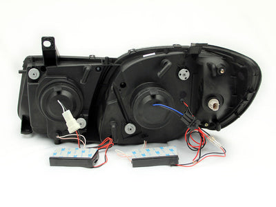 Anzo 1998-2007 Lexus Lx470 Projector Headlights w/ Halo Black (CCFL)