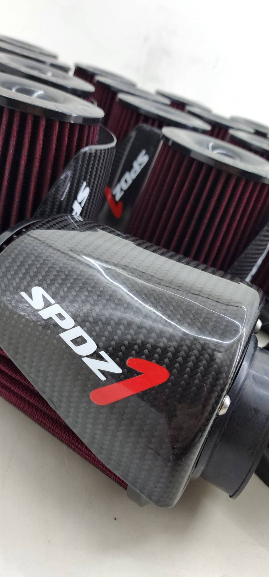 SPDZ1 Carbon Cover High Velocity 3” Inlet Intake Filter