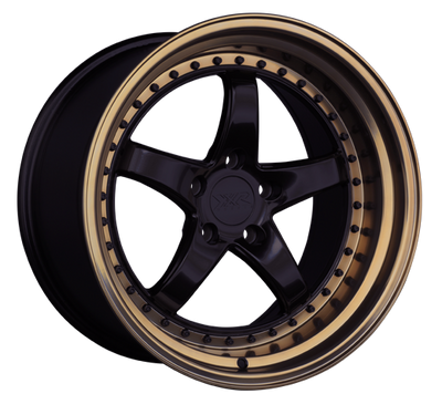 XXR 565 Wheel Black / Bronze Lip 18x8.5 +35 5x4.5