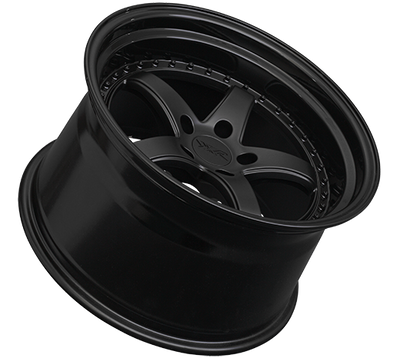 XXR 565 Wheel Flat Black / Gloss Black Lip 18x9.5 +38 5x4.5