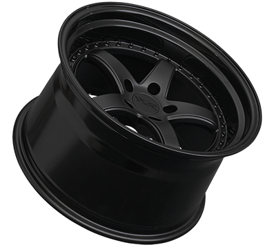 XXR 565 Wheel Flat Black / Gloss Black Lip 18x9.5 +38 5x120