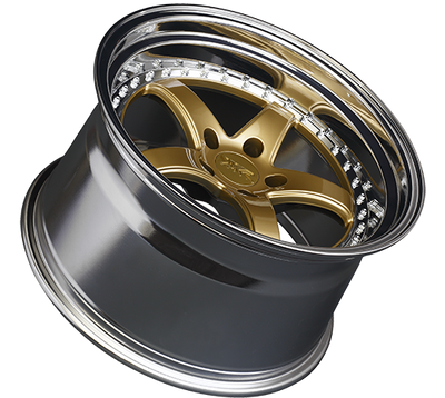 XXR 565 Wheel Hyper Gold / Platinum Lip 20x10.5 +40 5x4.5
