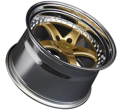 XXR 565 Wheel Hyper Gold / Platinum Lip 18x9.5 +20 5x4.5