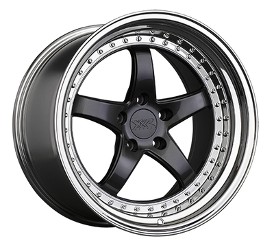 XXR 565 Wheel Graphite / Platinum Lip 18x8.5 +35 5x108