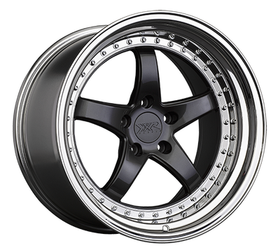 XXR 565 Wheel Graphite / Platinum Lip 18x8.5 +35 5x120
