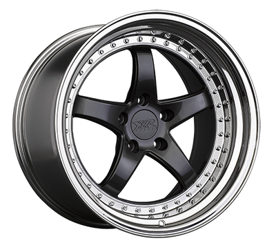 XXR 565 Wheel Graphite / Platinum Lip 18x8.5 +20 5x4.5