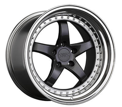 XXR 565 Wheel Graphite / Platinum Lip 18x10.5 +20 5x4.5
