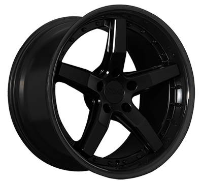 XXR 569 Wheel Flat Black / Gloss Black Lip 20x9 +35 5x120