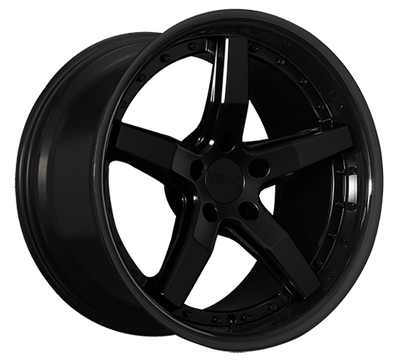 XXR 569 Wheel Flat Black / Gloss Black Lip 18x10 +35 5x120