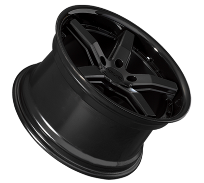 XXR 569 Wheel Flat Black / Gloss Black Lip 18x10 +35 5x120