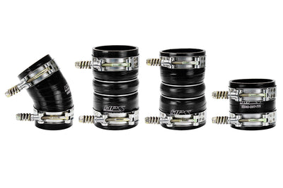 HPS Performance Products HPS High Temp Reinforced Silicone Intercooler Hose Boots Kit Ford 2005-2007 F250 Superduty 6.0L PowerStroke Diesel