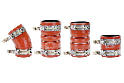 HPS Performance Products HPS High Temp Reinforced Silicone Intercooler Hose Boots Kit Ford 2005-2007 F350 Superduty 6.0L PowerStroke Diesel