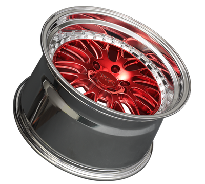 XXR 570 Wheel Candy Red / Platinum Lip 18x9.5 +35 5x4.5