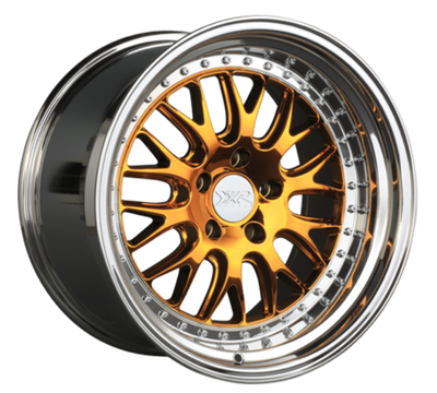 XXR 570 Wheel Copper / Platinum Lip 18x8.5 +35 5x4.5