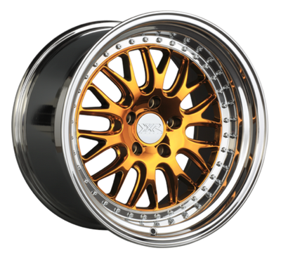 XXR 570 Wheel Copper / Platinum Lip 18x9.5 +35 5x4.5
