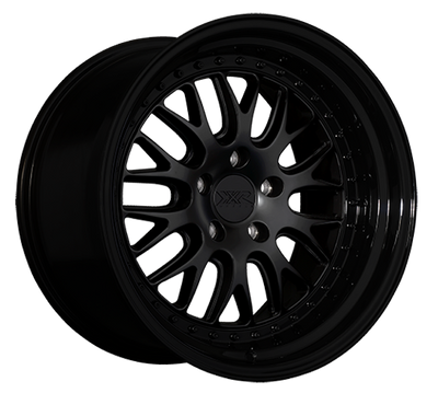 XXR 570 Wheel Flat Black / Gloss Black Lip 18x8.5 +35 5x112