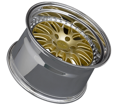 XXR 570 Wheel Hyper Gold / Platinum Lip 18x8.5 +35 5x4.5