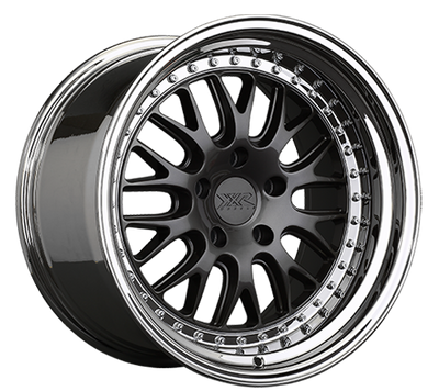 XXR 570 Wheel Graphite / Platinum Lip 18x9.5 +20 5x4.5