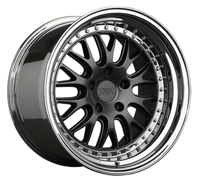 XXR 570 Wheel Graphite / Platinum Lip 20x9 +35 5x4.5