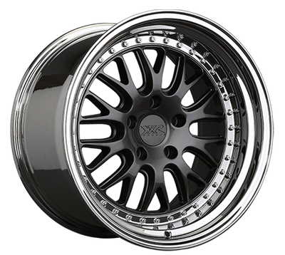 XXR 570 Wheel Graphite / Platinum Lip 18x9.5 +35 5x100