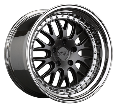 XXR 570 Wheel Graphite / Platinum Lip 18x8.5 +35 5x120