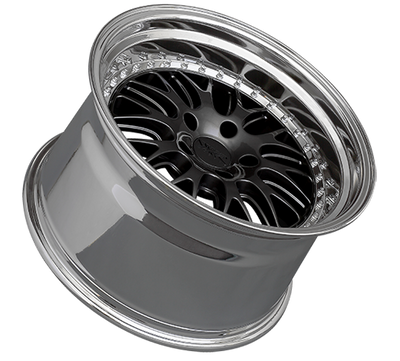 XXR 570 Wheel Graphite / Platinum Lip 18x8.5 +35 5x100