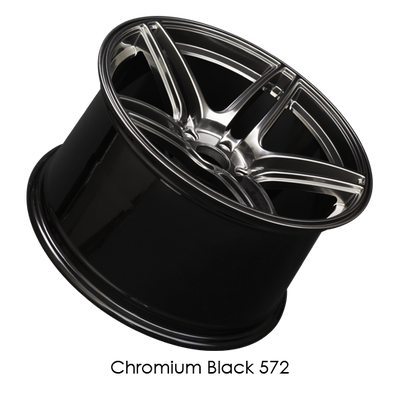 XXR 572 Wheel Chromium Black 18x9.5 +25 5x4.5