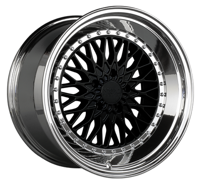 XXR 576 Wheel Black / Platinum Lip 18x9 +30 5x120