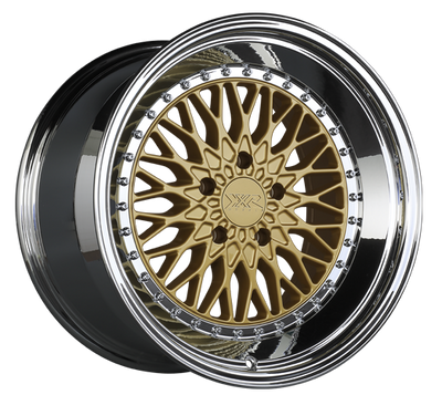 XXR 576 Wheel Hyper Gold / Platinum Lip 18x9 +30 5x100