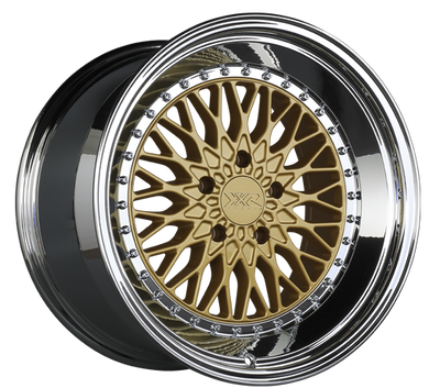XXR 576 Wheel Hyper Gold / Platinum Lip 18x9 +30 5x120