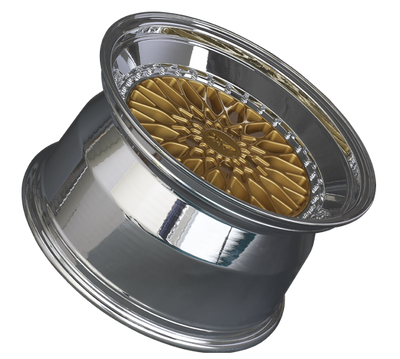 XXR 576 Wheel Hyper Gold / Platinum Lip 18x9 +30 5x100