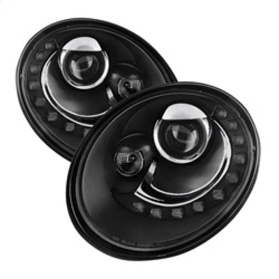 Spyder Volkswagen Beetle 06-10 Projector Headlights DRL LED Black PRO-YD-VB06-DRL-BK 5080929